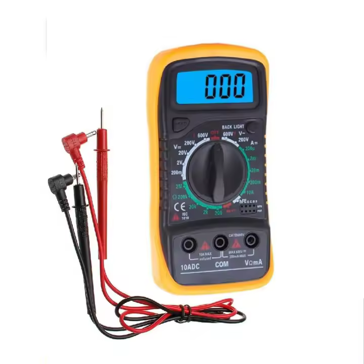 Multímetro digital XL830L, medidor de zumbador con pantalla digital portátil múltiple - 1