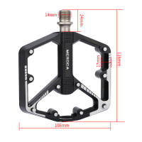 Pedales De Bicicleta Ultraligeros MEROCA De Aluminio Con Embrague Sellado Antideslizante Para Ciclismo Mountain Bike BMX Y Carretera Accesorios De Bicicleta - details 1