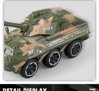 Juguete De Tanque De Combate Con Sonido Y Luz Juguetes Educativos Para Niños Material Metálico Duradero Y Seguro - details 7