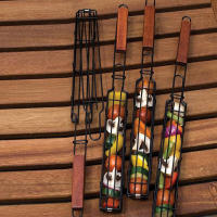Cesta De Barbacoa Portátil No Adherente Para Camping Y Picnics Al Aire Libre Herramientas De Asado Con Propiedad De No Adherencia - details 2
