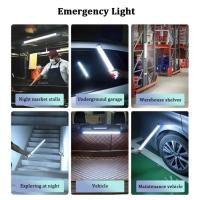Lámpara LED Recargable Por USB Tubo De Iluminación Emergente Para Camping Luz Magnética Portátil Para Noche Mercado Al Aire Libre Vehículo Strip Duro - details 6
