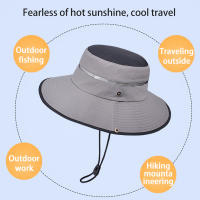 Sombrero De Pescador Xinbaoguan 100% Poliéster Para Hombre Y Mujer Con Amplia Sombrilla Protector Solar De Secado Rápido Colorido Para El Verano - details 3