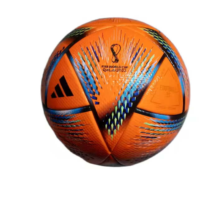 Balón Adidas "Al Rihla" utilizado en la Copa Mundial de la FIFA 2022 en Qatar; Referencia H57781; Edición limitada, exclusiva en color naranja. 861027 - 1