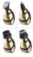 5 En 1 4d hombres recargable cabeza calva máquina de afeitar eléctrica 7 flotante cortador barba nariz oído pelo trimmer hombres limpieza facial cepillo - details 13