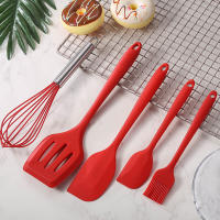 Set De Utensilios De Cocina De Silicona 5 Piezas Antiadherente Incluye Espátula Para Pastel Cuchara De Cocinar Cepillo De Aceite Y Mezclador Flexible Para Cocina - details 3