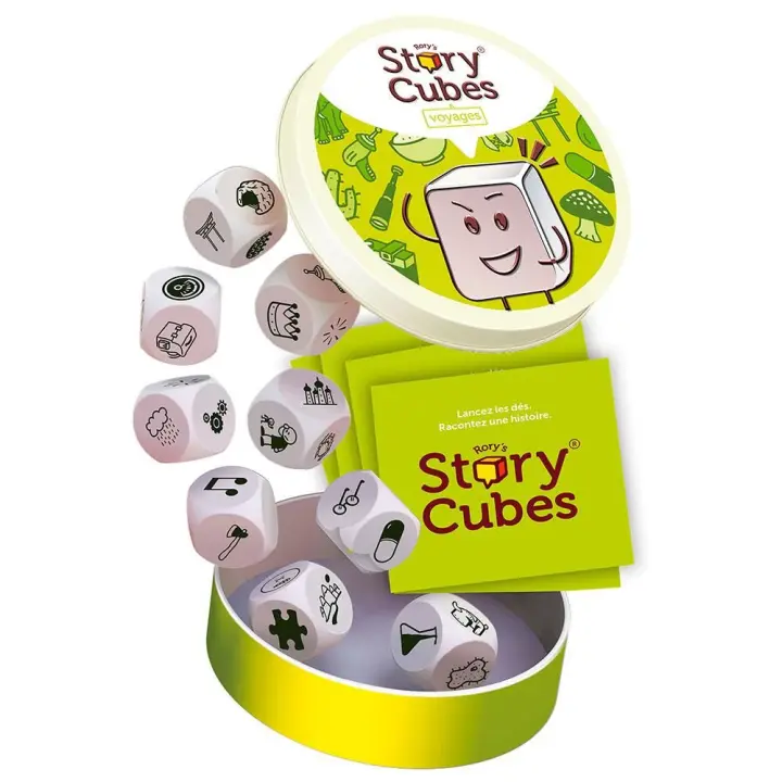 Asmodee Story Cubes Viajes - Dados para Crear Infinitas Historias - Juego de Lenguaje y Creatividad - 1