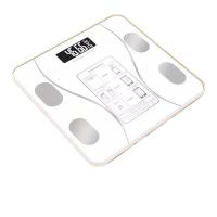 Báscula De Cuerpo Con LED Digital Inteligente Sincronizada Con La Energía De La Batería Escala Electrónica De Salud Familiar De Vidrio Reforzado Cuadrada Máxima Capacidad De 200KG - details 14