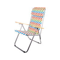 Silla plegable para exteriores, portátil, para camping, picnic, playa, ocio, oficina, con correa para el hogar, 100 x 50 cm - details 0