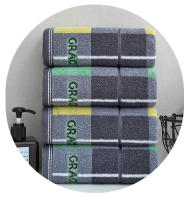 Toallas Toalla Algodón 130g 34*74cm suave, absorbente, tocador, lavabo, ducha, sábana - details 0