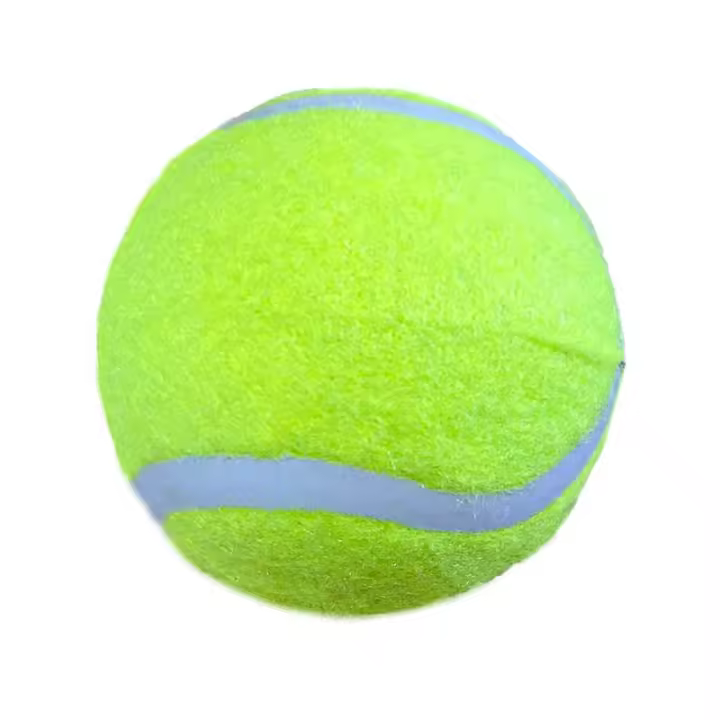 Set 1-3 Pelota de tenis para perros, Pelota automática para mascotas lanzador de pelotas de tenis para perros, mini pelotas de tenis de 6.40CM automático de bola de lanzador de tenis accesorios de pelota - 1