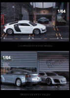 Caja De Exhibición De Coche a Escala 1/64 Con Estacionamiento Y Garage Multisorpresa Modelo De Juguete Para Adultos Sin Batería Hecho De Plástico - details 17