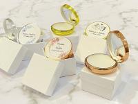 Lote de 20 Bálsamos de Labios con Espejo y Aroma Vainilla en Caja Blanca de Regalo - Regalos para Bodas y Despedidas - details 2