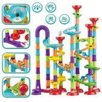 Juguete Educativo Para Niños Camino De Mármol Con Bola Rodante Bloques De Construcción De Tubo Vidrio Joyería Juguete De Transporte Deportivo - details 4