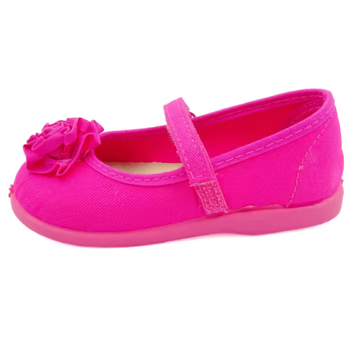 Mercedita De Lona Para Niña Con Una Flor - 1