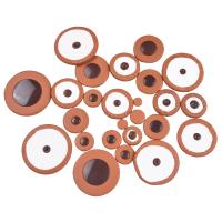 25PCS Almohadillas De Cuero Para Saxofón Alto Tamaños Variados Repuesto Para Agujeros De Instrumentos De Viento Accesorios De Música - details 3