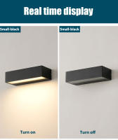 Lámpara De Pared Exterior LED IP65 Impermeable En Aluminio Para Decoración De Patio Puerta Garage Iluminación Moderna Para Casa - details 6
