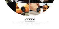 Reloj De Pulsera Deportivo Para Hombre SINOBI Lujo Acero Inoxidable Impermeable Cronógrafo Luminoso Calendario Completo Resistente Al Choque Montre Homme - details 29