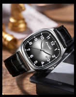 Reloj De Hombre POSHI Moda Cuero Resistente Al Agua Calendario Luminoso Deportivo Estilo Casual Y Lujo Movimiento Cuarzo - details 11