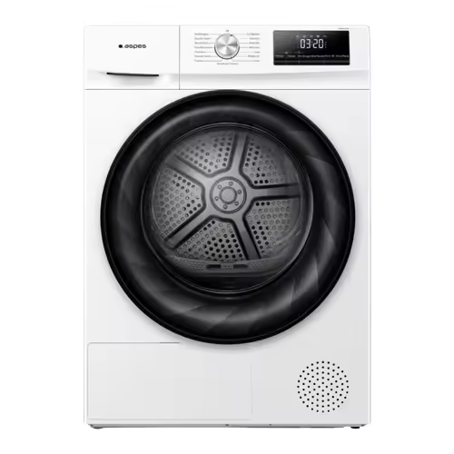 SECADORA BOMBA DE CALOR 8KG CLASE A+P ASPES ASB801A2DB  | LAVADO ANTIALÉRGICO, PUERTA XXL, BLANCO - 1