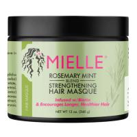 Bellas Extensiones - MIELLE - Mascarilla fortalecedora para el cabello con romero y menta - Rosemary Mint Strengthening Hair Masque - 340 g - hidratación profunda - details 1