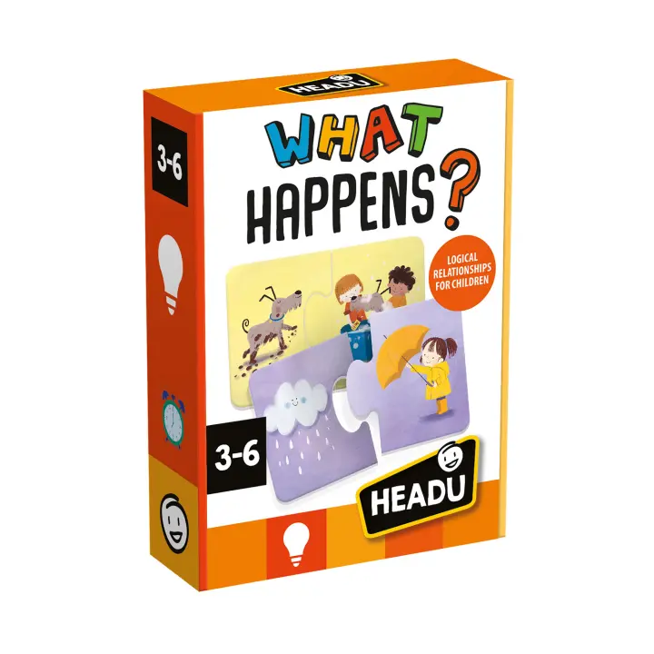 Headu - What Happens  Juegos Educativos 3 Años A 6  Juegos Infantiles  Juguetes Niños 3 Años O Mas  Juego De Mesa  Puzzle 3 Años   Juegos Educativos - 1