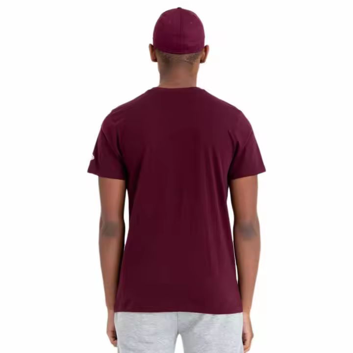 Camiseta New Era Logo New York Yankees Granate Tee 11863695 - 1