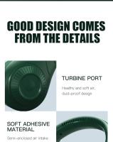 Ventilador portátil para colgar en el cuello, dispositivo de refrigeración USB sin hojas, banda para el cuello de 360 grados, 78 salidas de aire envolvente, recargable, 4000Mah - details 14