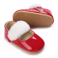 Zapatos De Princesa Para Bebé Niña En Lace Blanca Mocasines Con Lazo Y Borde Antideslizante De Goma Primera Calzado Para Caminar - details 170