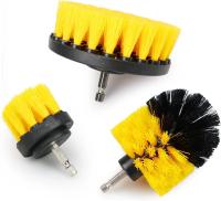 Kit de 3 cepillos y taladro eléctricos para fregar alfombras, superficies de baño, bañeras, muebles, duchas, azulejos, neumáticos, herramienta de limpieza - details 1