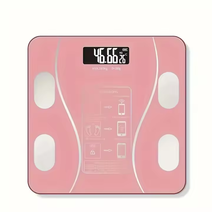 Báscula De Baño Digital Inalámbrica Inteligente Para Medición Precisa Del Porcentaje De Grasa Corporal With Bluetooth - 1