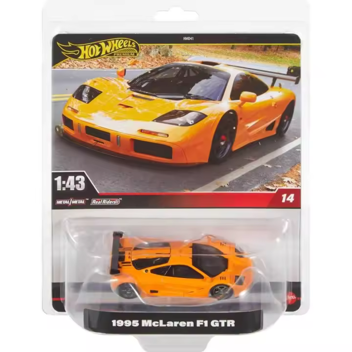 Hot Wheels Premium 1/43 1995 McLaren F1 GTR - 1