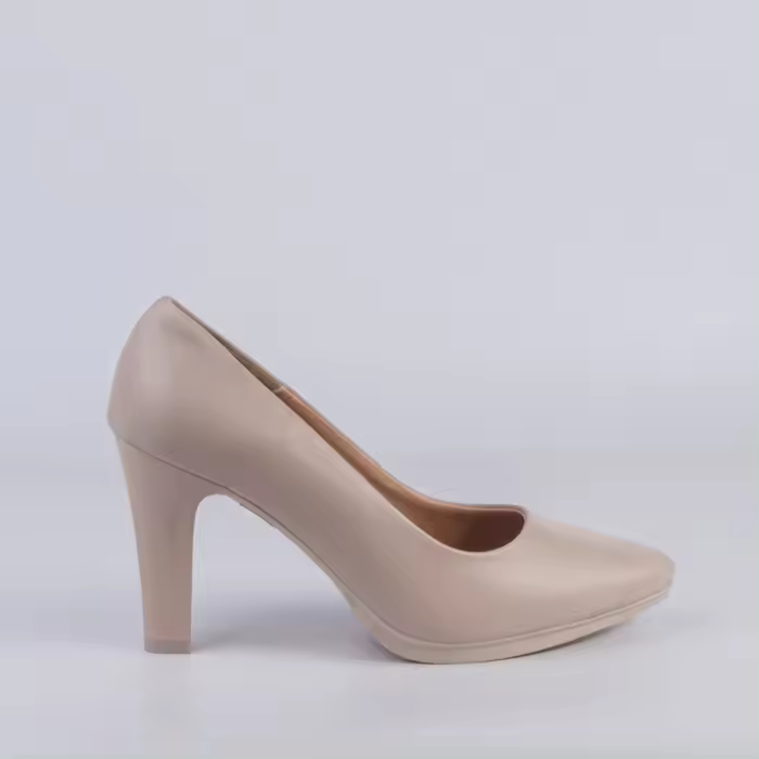 ZAPATO SEÑORA TACON ALTO BEIGE 50495 - 1