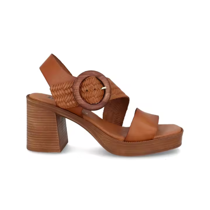 78540 - BDA SANDALIAS DE TACÓN  COLORES : BEIGE , CUERO , MARINO  TALLAS : 35 AL 41  CORTE EXTERIOR : PIEL  FORRO INTERIOR : PIEL   PLANTILLA : PIEL / GEL    ALTURA TACÓN / CUÑA : 8 CM.  PISO : SINTÉTICO - 1
