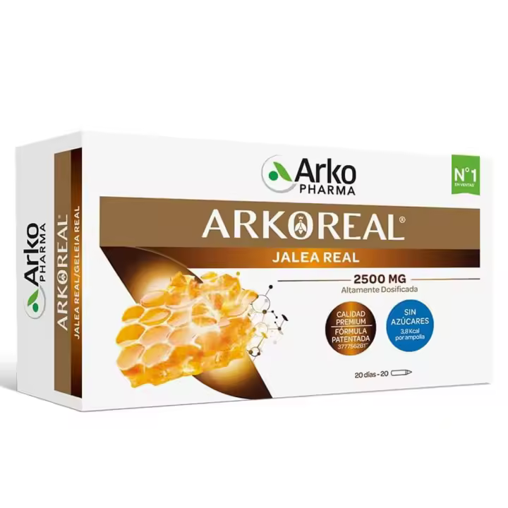 Arkoreal Jalea Real Bio Sin Azúcar 2500 Mg 20 Ampollas Monodosis - 1