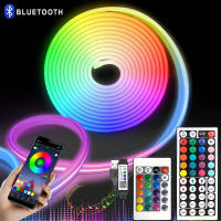 Tira LED Neón RGB 5V USB Impermeable Con Control Remoto De 44 Teclas Y App Para Decoración De Hogar Luz Flexible De 1M 2M 3M 4M 5M - details 0