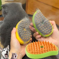 Cepillo De Vapor Para Gatos Y Perros Recargable Cepillo De Pelaje Para Desenredar Y Eliminar Pelos Cepillo De Mascotas Material Plástico - details 0