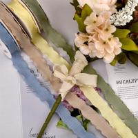 Cinta De Encaje Estilo Coreano En Color Crema De 10 Yardas Para Embalaje De Flores Regalos Cokcake Decoración Hecha a Mano - details 4