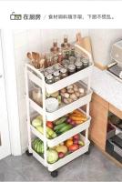 Nueva Estructura De Almacenamiento Multicapa Carro De Ruedas Para Cocina Dormitorio Y Baño Estantería Móvil Para Alimentos Para Bebés Y Utensilios De Cocina - details 7