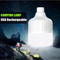 Lámpara LED Recargable USB Para Camping 20W 40W 80W 100W Luces Nocturnas Portátiles Con Gancho Emergencia Para Exteriores - details 0