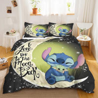 Juego De Sábanas Lilo Y Stitch 3pcs 100% Poliéster Para Niños Y Niñas Sin Relleno Diseño De Stitch Para Cama - details 2