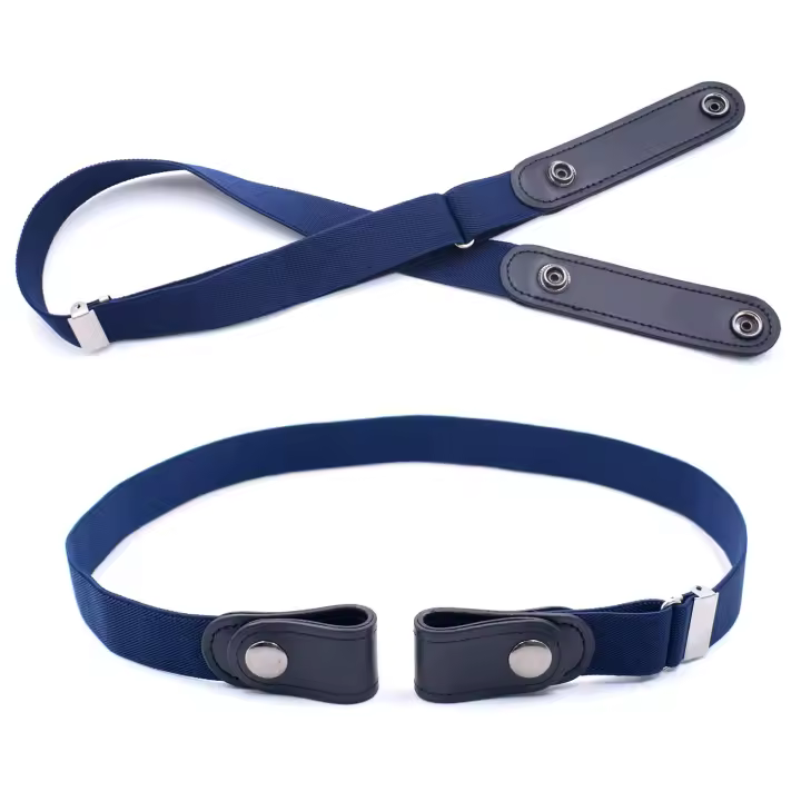 Tirantes en forma de Y de 1.4 pulgadas, 3 clips de metal, correas elásticas - 1