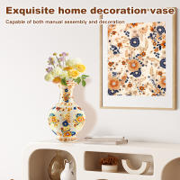 Vaso De Flores En Puzzzle De Porcelana Diseño 3D DIY Juguete Educativo Decoración De Casa Regalo Cálido Para Adultos - details 1