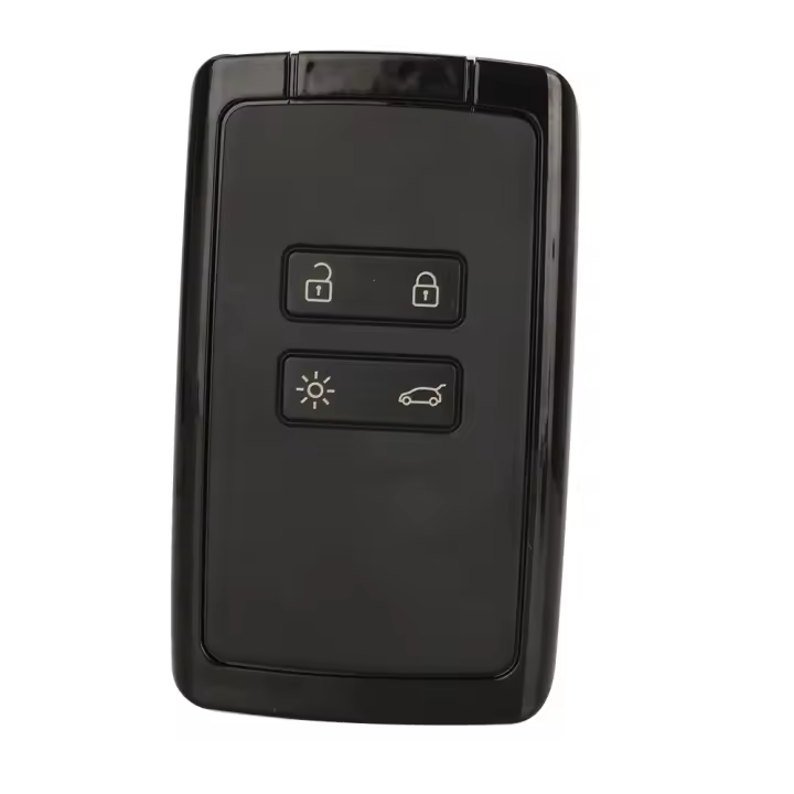 Carcasa De Llave Remota Para Renault Megane IV Espace 5 Scenic DUSTER CUPTUR KOLEOS Jingyuqin 4 Botones ABS Sin Personalización - 1