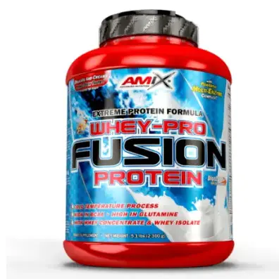 Proteína Whey Pro Fusion Protein 2,3kg de Amix Nutrition + SHAKER DE REGALO - 1