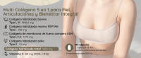 Multi Colágeno Hidrolizado Puro 1650mg + Vitamina C 53mg - Colágeno Tipo I, II, III, V y X - Favorece la Salud de Piel, Cabello, Huesos y Articulaciones - 180 Cápsulas - N2 Natural Nutrition - details 1