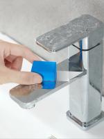 1pc Esponja De Diamante Para Limpieza De Espejos Y Puertas De Baño Elimina La Suciedad Con Magia Cepillo De Limpieza Para Espejos - details 0