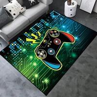 Alfombra Antideslizante Para Juego Con Diseño De Controlador Ideal Para Decoración De Habitaciones Infantiles Y Salones - details 2