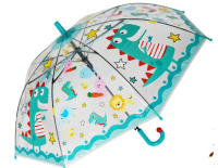 J.S ONDO Paraguas Transparente Bastón Plegable, 50cm Cerrado de NIÑO O NIÑA, Automático, 8 Varillas Resistente Al Viento,DIBUJO ANIMADO - details 10