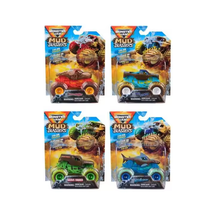 MONSTER JAM MUD BLASTERS CAMBIO DE COLOR - 1
