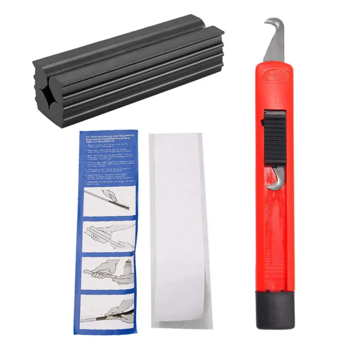 Kit De Reemplazo De Agarre De Golf Con 13 Cintas De Tela Y Herramienta De Desmontaje Y Montaje Para Clubs De Golf - 1